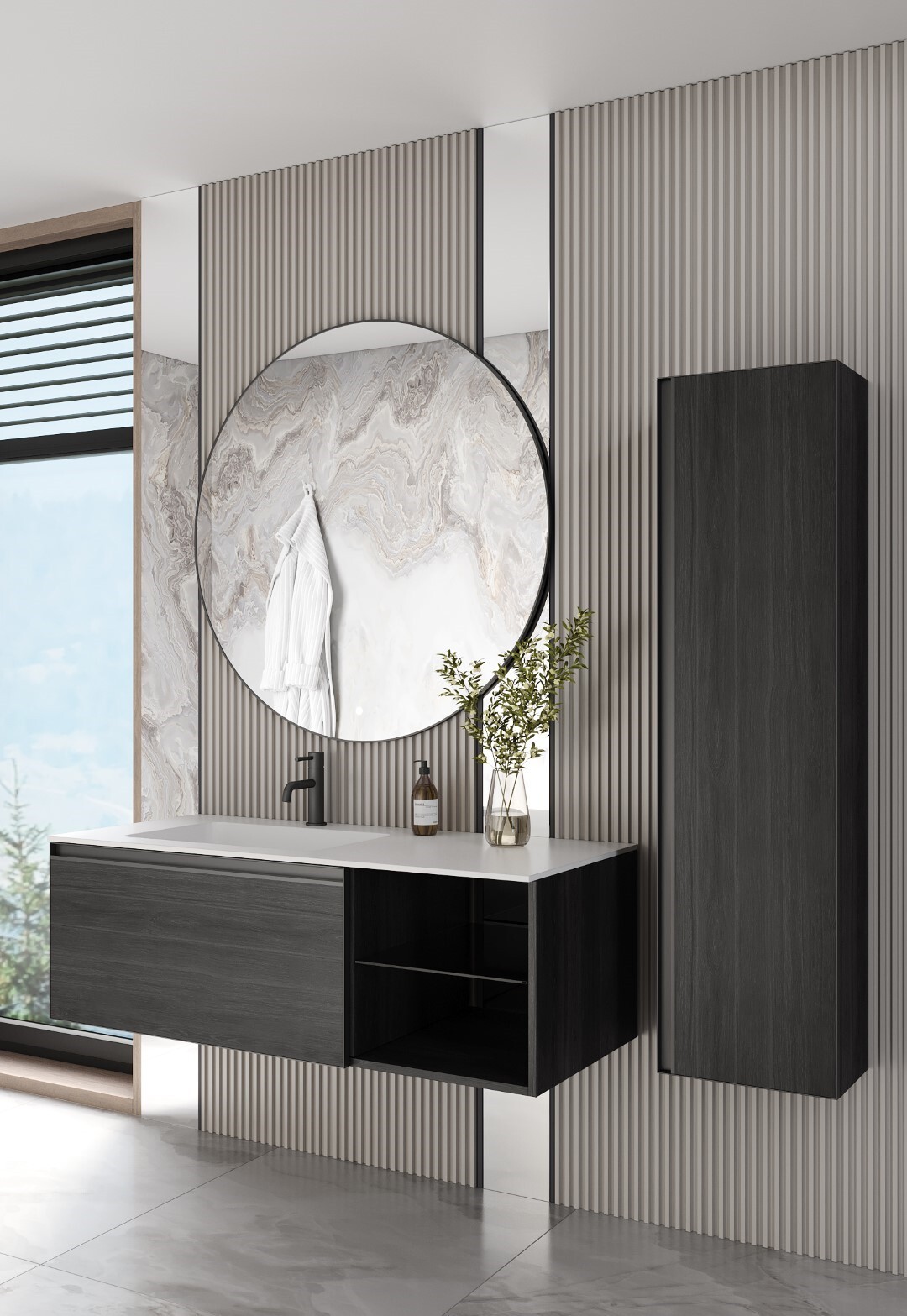 Тумба под раковину 120 см ArmadiArt Quatro 6 790-M6-120-OA-A