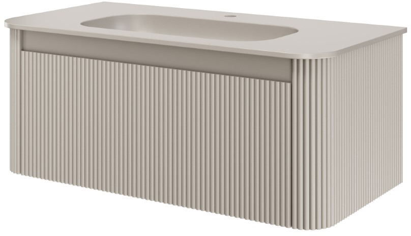 Тумба с раковиной 100 см ArmadiArt Voi 782-100-R-C/786-100-C