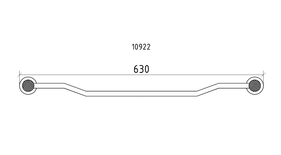 Держатель полотенец Boheme Royal Cristal 10922-G-B