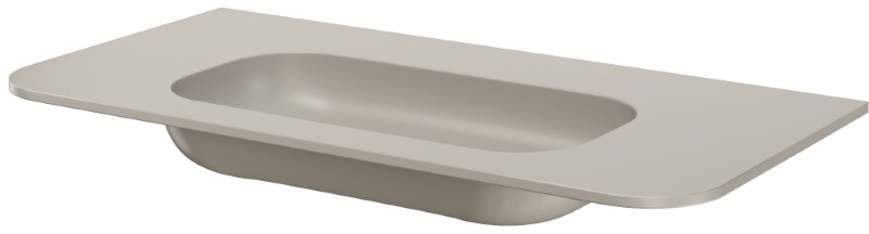 Раковина без отверстия 100 см ArmadiArt Voi 786-100-C
