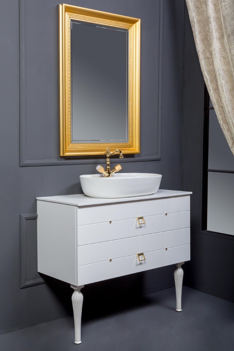 Тумба под раковину 100 см ArmadiArt Vallessi Avantgarde Piazza 841-100-WG