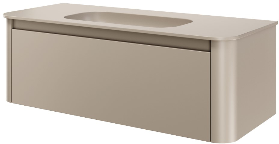 Тумба с раковиной без отверстия 120 см ArmadiArt Voi 782-120-D/786-120-D