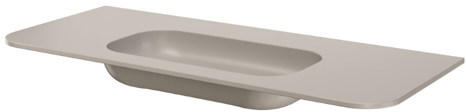 Раковина без отверстия 120 см ArmadiArt Voi 786-120-C