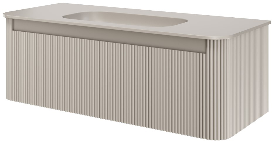 Тумба с раковиной без отверстия 120 см ArmadiArt Voi 782-120-R-C/786-120-C
