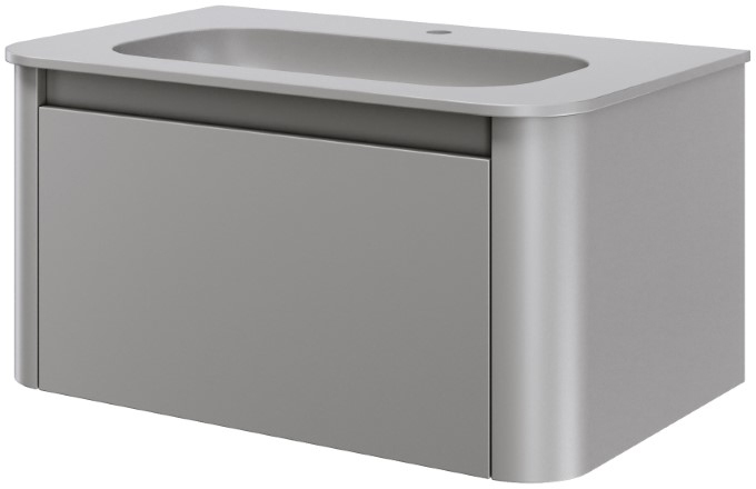 Тумба с раковиной 80 см ArmadiArt Voi 782-080-L/786-080-L