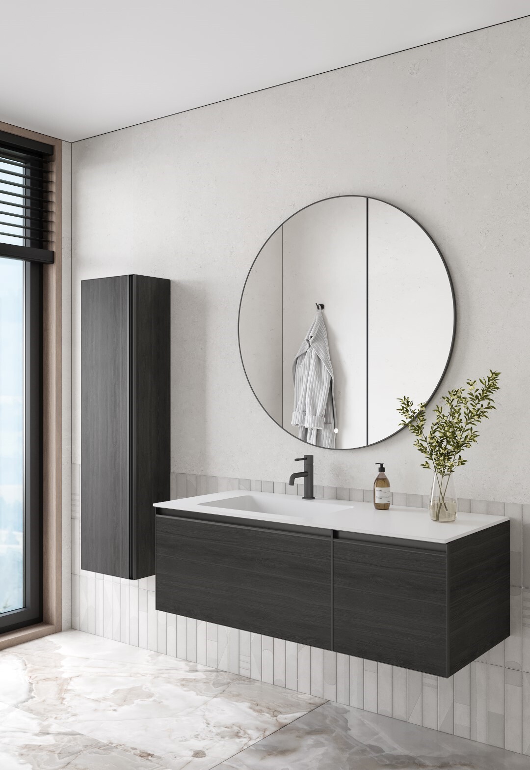 Тумба под раковину 120 см ArmadiArt Quatro 2 790-M2-120-OA-A