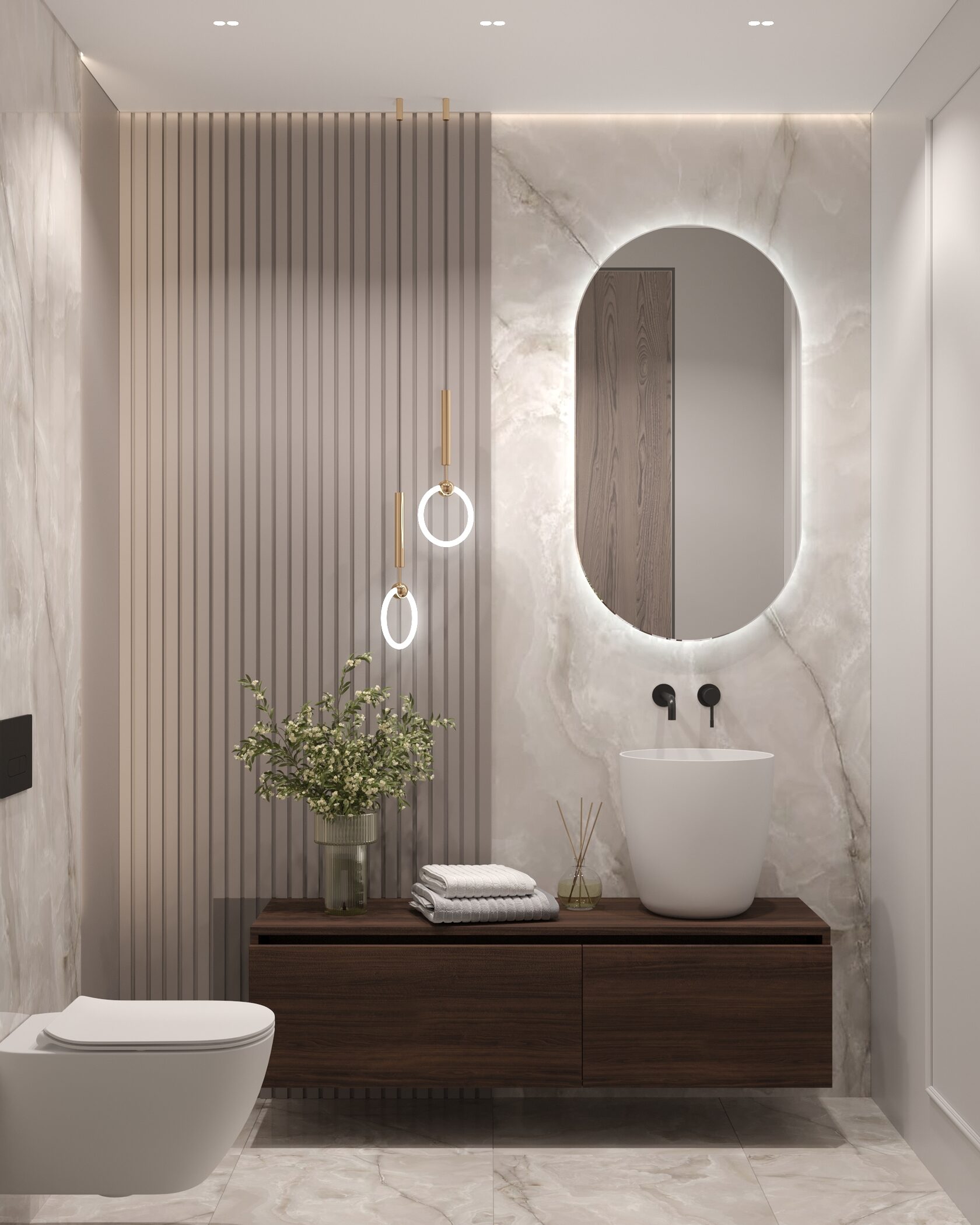 Раковина накладная Ø39 см ArmadiArt Corian 884-39