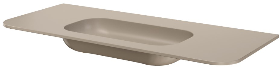 Раковина без отверстия 120 см ArmadiArt Voi 786-120-D