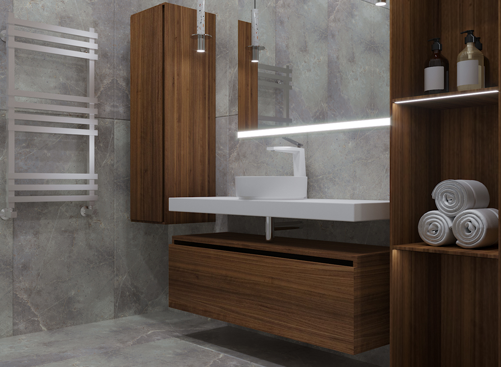 Тумба под столешницу 100 см ArmadiArt Vallessi Uno-S 897-100-D