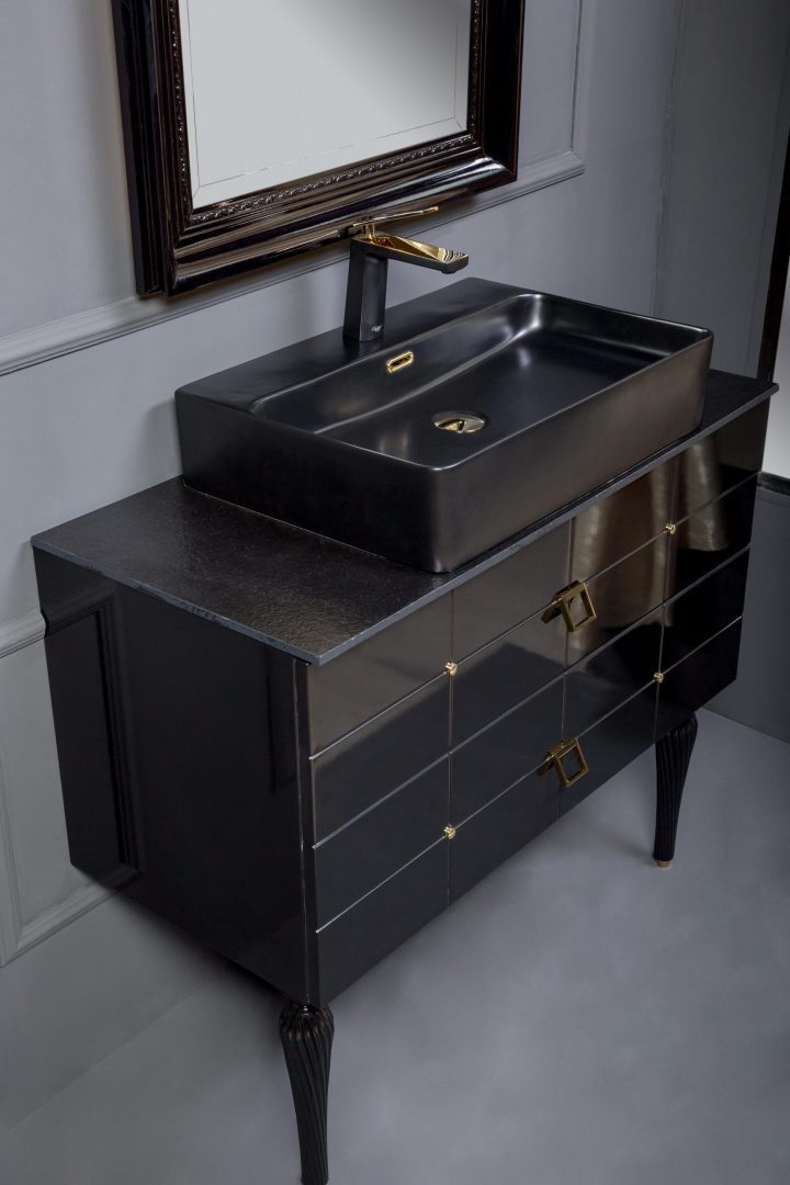 Тумба под раковину 80 см ArmadiArt Vallessi Avantgarde Piazza 841-080-BG