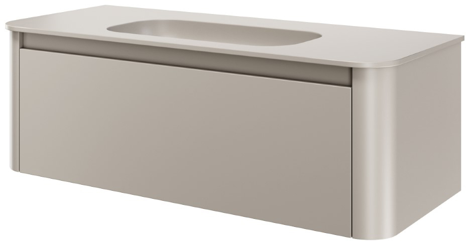 Тумба с раковиной без отверстия 120 см ArmadiArt Voi 782-120-C/786-120-C