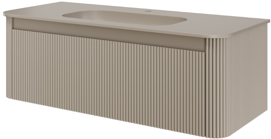 Тумба с раковиной 120 см ArmadiArt Voi 782-120-R-D/786-120-D
