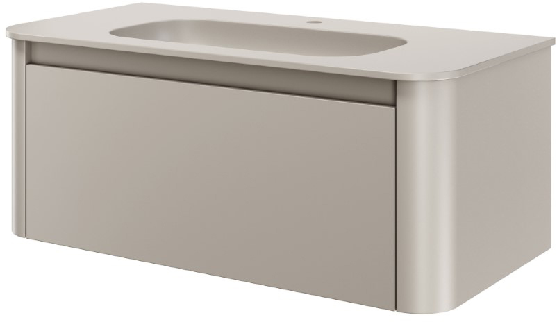 Тумба с раковиной 100 см ArmadiArt Voi 782-100-C/786-100-C