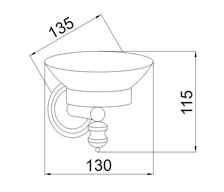 Мыльница Boheme Palazzo 10103