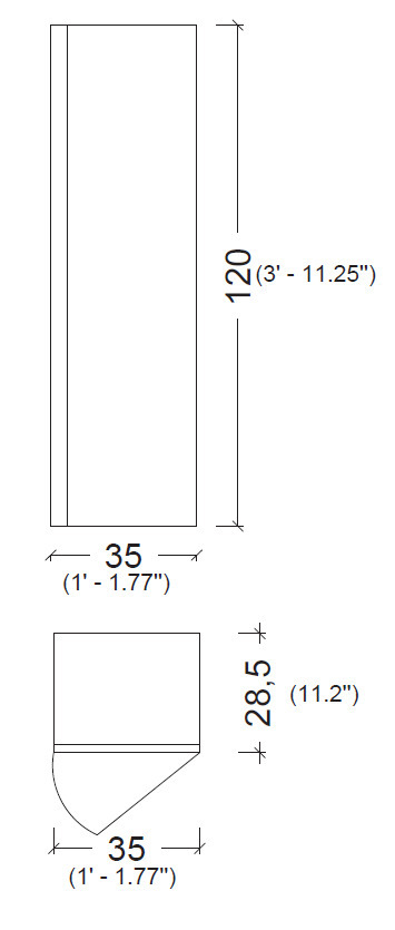 Пенал 35 см ArmadiArt Vallessi 836-W