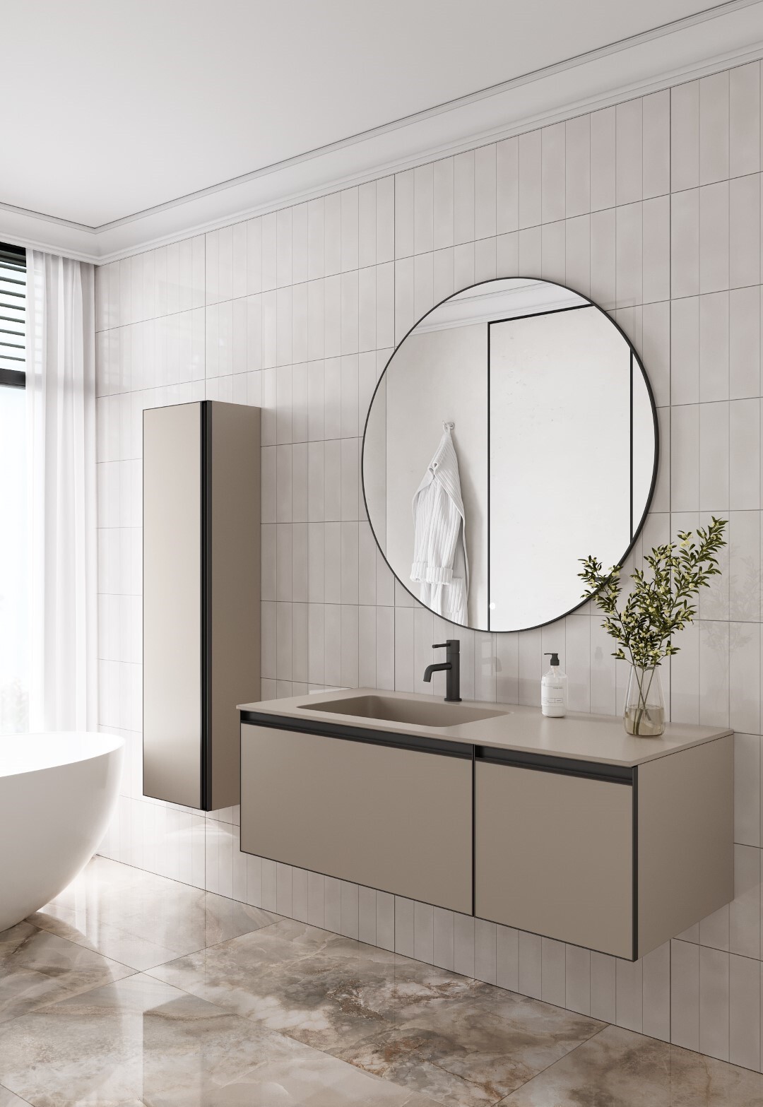 Тумба под раковину 120 см ArmadiArt Quatro 2 790-M2-120-D-A